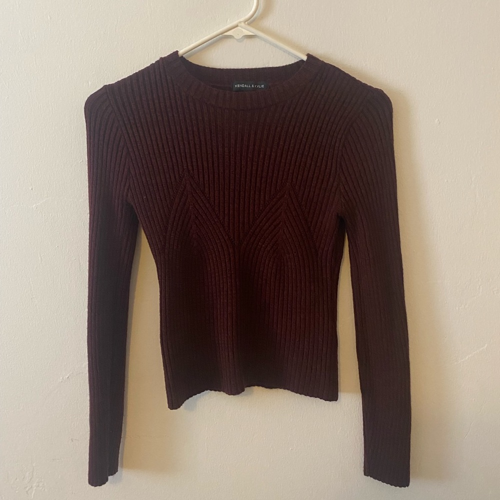 Red Sweater Top